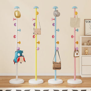 ไม้แขวนเสื้อ ราวแขวน ที่แขวนหมวก แขวนเสื้อผ้า สำหรับกระเป๋า อเนกประสงค์ ตะขอเกี่ยวเห็ด แข็งแกร่งและสวยงาม ขนาดเล็ก ของขวัญสำหรับคอนโดและห้องเด็ก