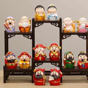 Bộ decor phong thuỷ trang trí nhà cửa bàn làm việc dùng để cúng dường và mang ý nghĩa may mắn tài lộc