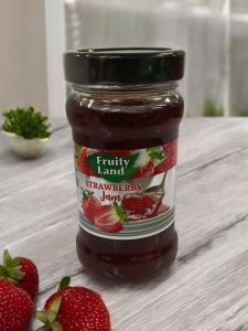 STRAWBERRY JAM WITH REAL STRAWBERRY BITS 360g PALAMAN