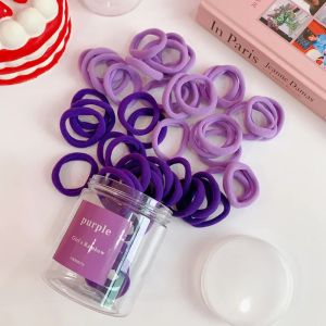 Bộ 50 Cô Gái Ngọt Ngào Màu Kẹo Cao Su Tóc Bộ Đàn Hồi Cao Nữ Tóc Nhẫn Phụ Kiện Thời Trang Sử Dụng Thường Ngày