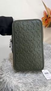 💯% ของแท้ กระเป๋าคาดอก COACH C9869 SULLIVAN PACK IN SIGNATURE LEATHER (QBSAQ)