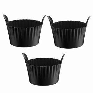 ซิลิโคนAir Fryerไข่Poacher Cupcakeถ้วยเบเกอรี่Reusable Non-Stick RamekinsสําหรับAir FryerเตาอบAir Fryerซิลิโคนตะกร้า