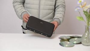 CD DVD Case 72 Capacity Heavy Duty Wallet DVD CD Case Holder for Car Hard Shell Sturdy case CD Disk Holder DVD disc Binder Booklet Blu-ray Wallet (72 CapacityBlue)