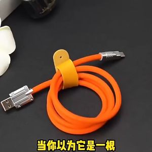 DJDMax Kabel Data 120W Fast Charging Micro USB Type C Cable For iPhone IOS USB Android Cable Data