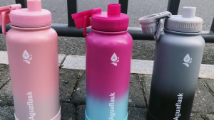 COD Aguaflask 32oz/1000ml Gradient Color Wide Mouth Vacuum Insulated Large Capacity Stainless Steel Drinking Water Bottle