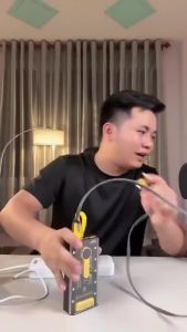 Cáp sạc nhanh Double Magic 4 trong 1 (C to C USB to C USB to Lighning C to Lighning) 65W PD27W cáp cơ sạc siêu nhanh