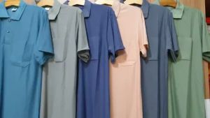 [HCM]Áo Thun Nam Có Túi Trung Niên Loại Trơn Cổ Bẻ From Rộng Tay Lỡ SUNMEN ATNTN001 Đủ Màu Size Từ 50 - 75kgÁo thun phù hợp đi chơiđi làmmặc nhà thoáng mát