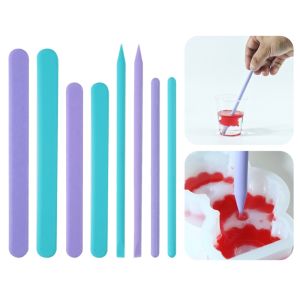 Silicone Resin Mixing Stick for Jewelry Making Epoxy Blending Reusable DIY Craft Polymer Clay Tool Ki Jewelry Tools