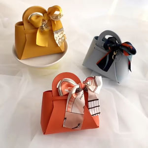 Homepeas® Ins-style Gift Bag Wedding Candy Bag Leather Goodies Bag for birthday festival party