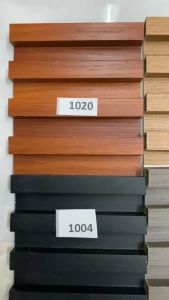 WD PAKET 2 Pcs Wood WPC Ukuran 290cm Panel Wall Panel Bahan PVC Motif Kayu Kisi Kisi Kayu Dekorasi Tembok