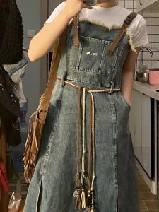 Ethnic Style Decoration Thin Belt Female Han Costume Hand-Woven Waist Strap Minimalist Dress Accessories Tassel Summer Long