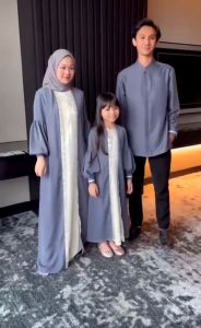 ZIVHA FASHION-SARIMBIT COUPLE FAMILY BAHAN SHAKILA MIX TILE SEQUIN PREMIUM BAJU COUPLE KELUARGA