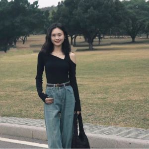 HUOLISI | V Neck Off Shoulder Slender Shaping Top