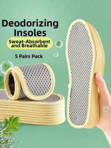 LINGMIAO | Odor Control Scented Antibacterial Breathable Sweat Absorption Insoles