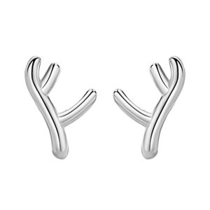 925 Sterling Silver Ear Cuff Womens Sleepwear Mini Deer Antler Fashion Sensation Ear Rings Original Design Bear/Pig/Animal Pattern