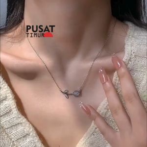 Kalung Tulip Rantai Wanita Aesthetic Klavikula Fashion I PUSAT TIMUR