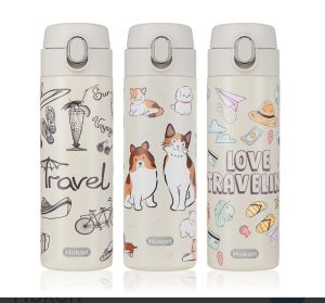 Bình giữ nhiệt sunny 460 ml ruột inox 304 hokori hàng Cao cấp