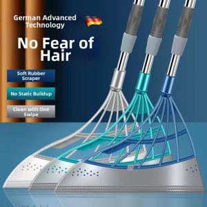 YIZHIBING | Multifunctional Silicone Broom Set Water Scraping No Hair Stick