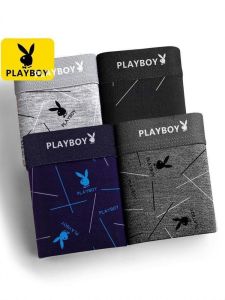 Xác Thực Playboy Giữa Eo Nam Võ Sĩ Cotton Nguyên Chất Thoáng Khí Chống Vi Khuẩn Giữa Chiều Dài Hợp Thời Trang Màu Trơn