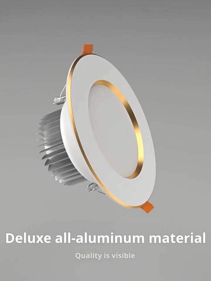 LED Pin Light Ceiling Lights: High-Quality Aluminum Downlights & 3Colors Dimming