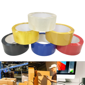 Transparent tape high-viscosity sealant express packaging and fixing tape moving household industrial packaging fixing tape