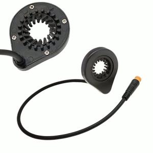 Electric Bike Pedal Assist Sensor with 12 Magnet Double Hall PAS Designed with Waterproof ABS for Optimal Cycling Performance