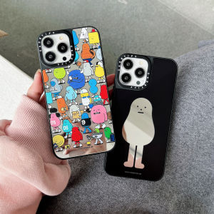 《KIKI》CASE.TIFY Cute monster Air cushion protection Phone Case for iphone 15 15pro 15promax 15plus 14 14pro 14promax 13 13pro 13promax 12 12promax cute iphone 11 11promax x xr xsmax Phone case Cartoon characters INS style popular Mirror hard shell