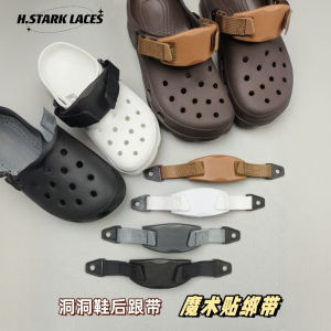 Hole Shoes Velcro Heel Band Shoelace Eva Sandals Accessories Adjustable Strap Removable Shoe Buckle Sandals Accessories