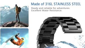Metal Watch Band For Samsung Galaxy Watch 6 5 4 Quick Release 20mm 22mm Stainless Steel Strap for Huawei Watch GT5 4Pro Bracelet