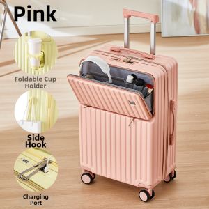 ROMADA | Large Capacity TSA Lock Front Opening Luggage 20 inch