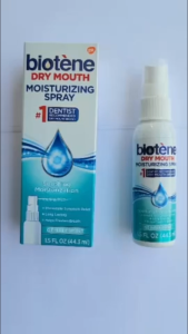 น้ำลายเทียมยี่ห้อ Biotene Moisturizing Mouth Spray 1.5 fl oz ไบโอทีนสเปรย์ให้ความชุ่มชื้นภายในช่องปากขนาด 44.ml