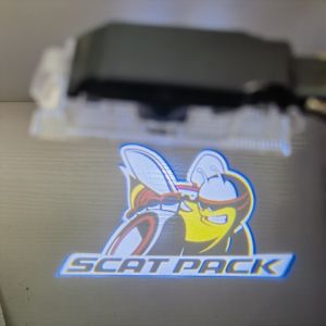 SCAT PACK Ghost For Dodge Door Light 2pcs Dodge Welcome Light SCAT PACK Shadow Light For Dodge Challenger 2008-2019 SRT 2013-19