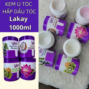 Kem Ủ Tóc Hấp Dầu Tóc Lakay - 1000ml Giúp Tóc Suông Mượt chính hãng .