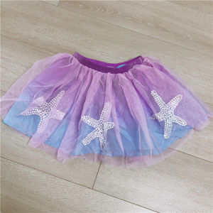 Tagkita | Glitter Starfish Lining Cotton Anti-Peep Skirt Shorts
