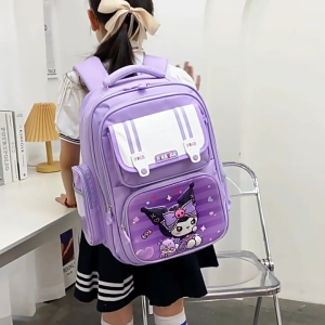 2025 Kuromi School Bag Large Capacity Bag For Kids Girl Boy kindergarten Waterproof Backpack grade 3-6