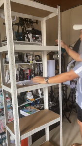 Rak Besi Siku 5 6 Susun 120x40x180cm Minimalis Untuk Gudang Dapur dan Buku