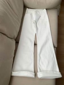 Black Fleece Lined Thickened Micro Flared Jeans Womens Autumn Winter plus Size Slimming High Waist Covering Hips Elastic Bell Bottoms