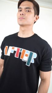 Forest Premium Cotton Boxy Cut Matte Sequins Neck Oversized Tee | Oversized T Shirt Lelaki - 621321