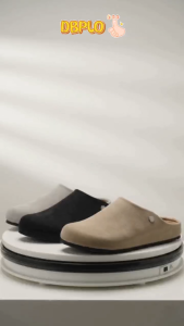 Fashion Men Clogs Mules Backless Slip‑On Shoes Soft Suede Comfort Casual Indoor Outdoor Slippers Size 39‑45 #z62