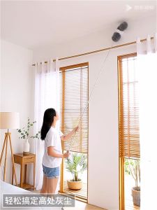 🔥Upgraded metal handle🔥Adjustable Stretch Extend Microfiber Feather Duster for Cleaning Ceiling Fan High Ceiling Furniture Cars Duster Brush Household Dusting Brush Telescopic Retractable Duster Feather Dust Duster Telescopic Duster Brush