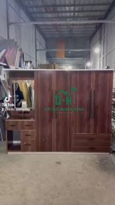 TỦ NHỰA ĐÀI LOAN KÈM BÀN TRANG ĐIỂM 2M2 X 1M8 CAO CẤP GIAO NHANH HCM