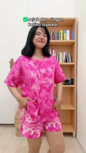 Mey Mey Baby Doll Setelan Pendek Wanita / Baju Tidur One Set Perempuan