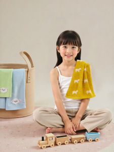 WUYINLIANGPIN | Full Cotton (Grade A) Absorbent Thickened Small Size Baby Towel