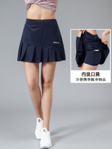 Womens Sport Skirt Badminton Golf Tennis Skirts Fitness Running Marathon Mini Pleated Skorts with Pocket Summer