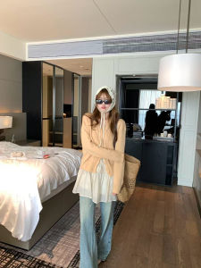 Lace Collar Hollow Out Knitwear