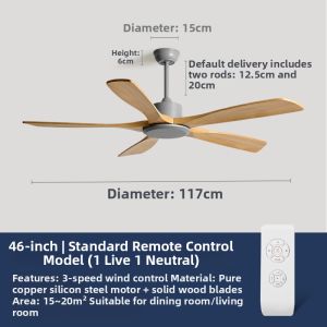 YYD | Retro Silent Strong Airflow Ceiling Fan