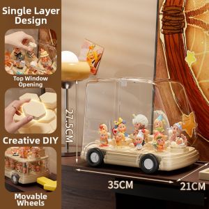 ASCOR | Dust-proof Transparent Acrylic Blind Box Display Shelf