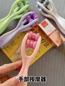 Finger Massager Dual-Row Roller Design Easy Use Relieve Finger Fatigue Promote Blood Circulation Portable Roller Finger Massager