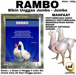Vitamin Anak Ayam Rambo / Obat Ayam Rambo / Vitamin Penggemukan Ayam