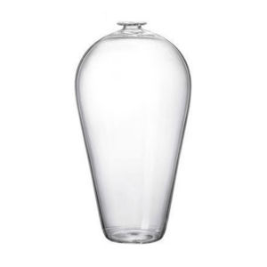 Elegant Clear Glass Vase Chinese Style Glass Zen Plum Vase Home Living Room DIY Flower Arrangement Ornament Wedding Table Decor